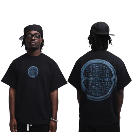 Memory Lane Park BLACK MANHOLE TEE