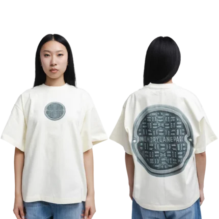 Memory Lane Park CREME MANHOLE TEE