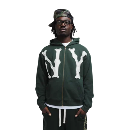 Memory Lane Park FOREST GREEN NY HOODIE