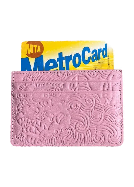 Memory Lane Park PINK CARD HOLDER